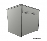 Preview: Max Knobloch - Wandbriefkasten ca. 33 Liter Postvolumen   -   B x H x T :   370 x 330 x 270 mm