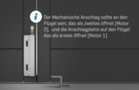 Motorline - Stop - mechanischer Stopper für zweiflügelige Drehtore, stop. Bodenriegel