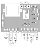 Preview: Beninca - 9176208 -  CAB - CIDRA  - 230 V Steuerung mit integriertem 433,92 MHz Funkempfänger, für hydraulische Antriebe