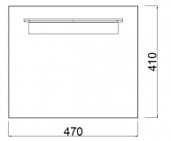 Preview: ZBK411 - 280-  Basic - RAL7016-Frontplatte, Durchwurfbriefkasten, Post-Volumen : 32  Liter, ohne Klingel und ohne Sprechschlitze, ZBK 411, Zaunbriefkasten, Firmenbriefkasten