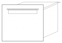 Preview: ZBK411 - 280-  Basic - RAL7016-Frontplatte, Durchwurfbriefkasten, Post-Volumen : 32  Liter, ohne Klingel und ohne Sprechschlitze, ZBK 411, Zaunbriefkasten, Firmenbriefkasten
