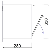 Preview: ZBK411 - 280-  Basic - RAL7016-Frontplatte, Durchwurfbriefkasten, Post-Volumen : 32  Liter, ohne Klingel und ohne Sprechschlitze, ZBK 411, Zaunbriefkasten, Firmenbriefkasten