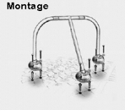 Preview: ARCO - AR200.010 KIT.013 - mechanischer Parkbügel - 3fach-Befestigung