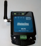 Preview: Motorline - M170 - GSM-Kommunikationsrelais, Anruf (kostenfrei)  steuert Relais, monostabil 1-99 Sekunden, Impuls, Quadband