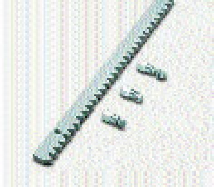 BFT - D571053 - CVZ - Zahnstangen Modul 4 - verzinkt mit Langlöchern