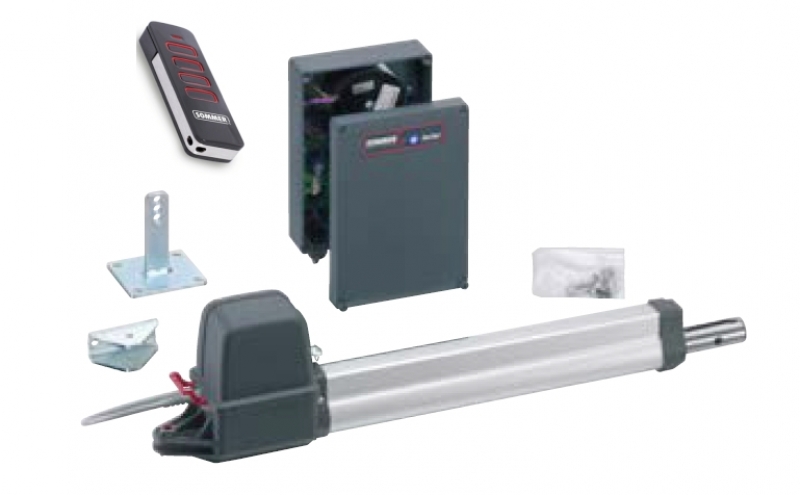 Sommer - 3216V000 - Drehtorantrieb twist 200E 1-flügelig; Set in anthrazit, Twist200E, Flügel von 0,8 bis 2,5 m, oder 250 kg, auch für  Fussgängerpforte, neuer Pearl-Handsender