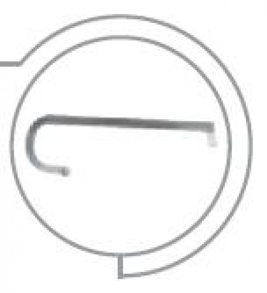 BAS-4 - 2x Antriebsarm gebogen