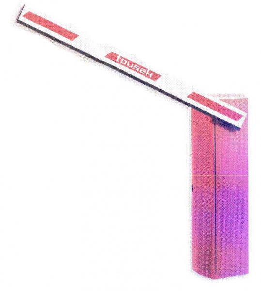 Tousek - 11530340 - Schrankenantrieb PASS 838L4-ST mit Öffnungszeit 7 s Farbe rot, mit integrierter Steuerung