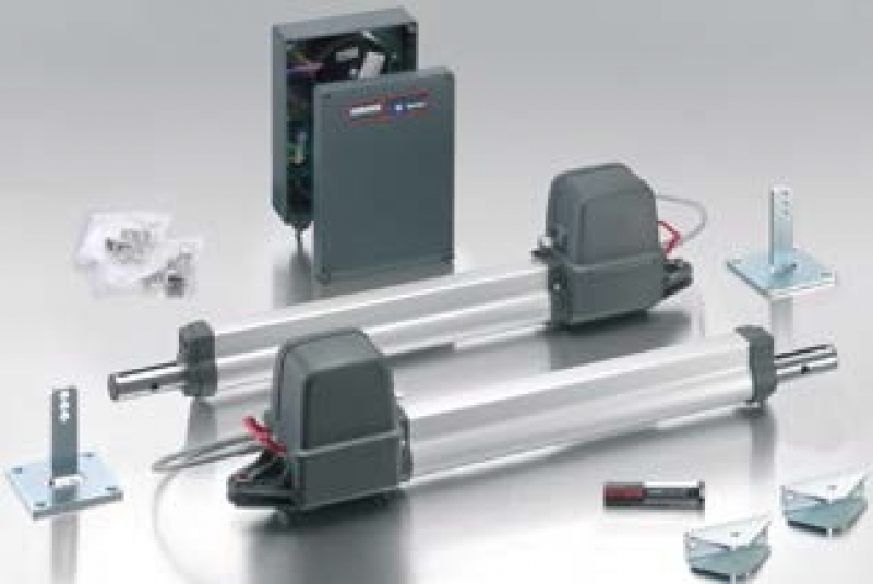 Sommer - 3230V000 - SET Drehtorantrieb twist 200 EL 2-flügelig, 550mm Hub; Set in anthrazit, Twist200EL