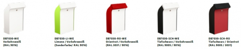 Max Knobloch - BENT DB7030 - Aufputz-Briefkasten - Designer-Stück