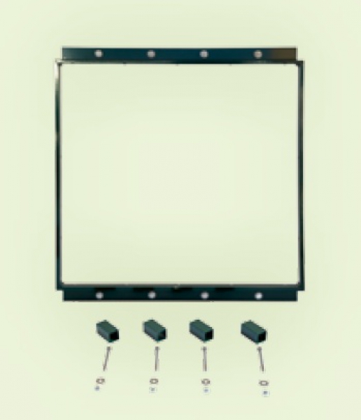 Max Knobloch - Stabmattenrahmen für Zauneinbau XD8003/XS8003