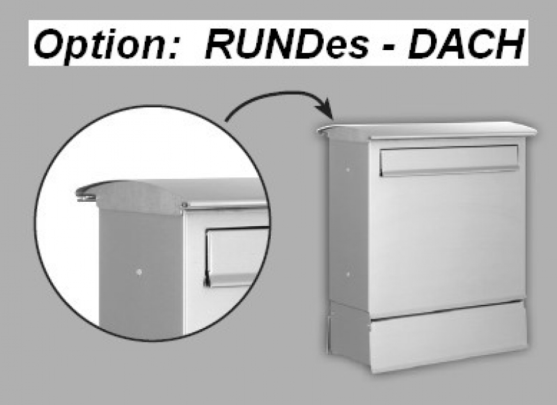 Max Knobloch - XD8005 - Likno ZBK Edelstahl, Funktionskasten oberhalb des Einwurfs