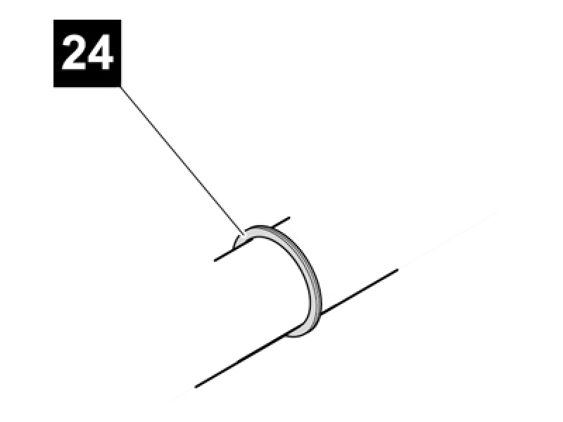 Sommer - 12216 - Abstreifring Edelstahl Twist 200