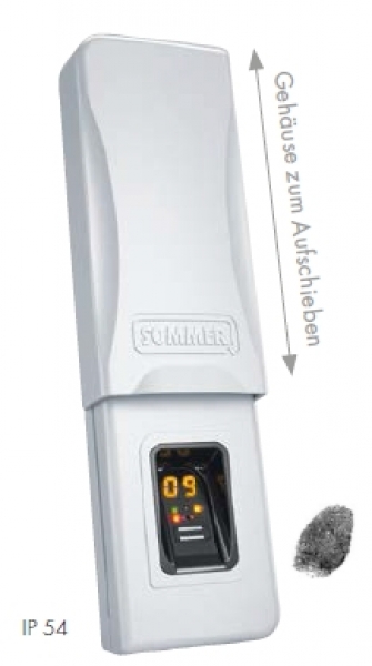 Sommer - 5052V000 FUNK-Fingerprint-keypad 868,8 MHz, jetzt neu ENTRAsys, Preise auf Anfrage