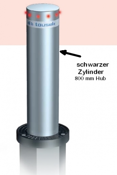 Tousek -ein  Poller-SET 11590250+11590330+115904x0- VSZ3/800