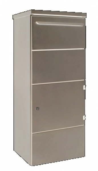 Max Knobloch - Toronto S8100- GA - Großbriefkasten mit Paketempfang, Farbe graualuminium