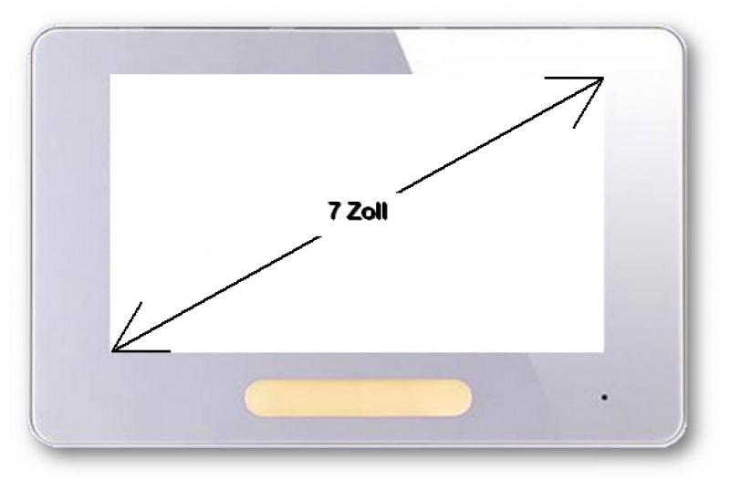 Video-Innenstation DT37 für Zaunbriefkasten ZBK421-anykamsystem