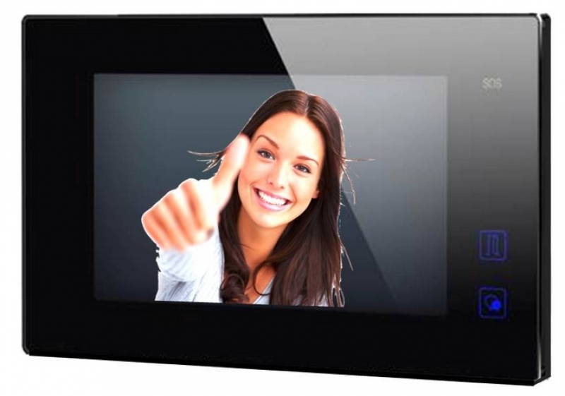 Video-Innenstation DT47M B für Zaunbriefkasten ZBK421-anykamsystem- schwarz