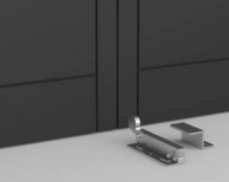 Motorline - Stop - mechanischer Stopper für zweiflügelige Drehtore, stop. Bodenriegel