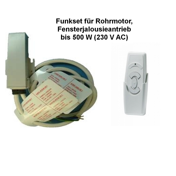 Motorline - Funkset MC4 + Handsender MX80 - (LRX2217 SET, LR2200; LRS2200) - Steuerung für Rollläden/ Markisen