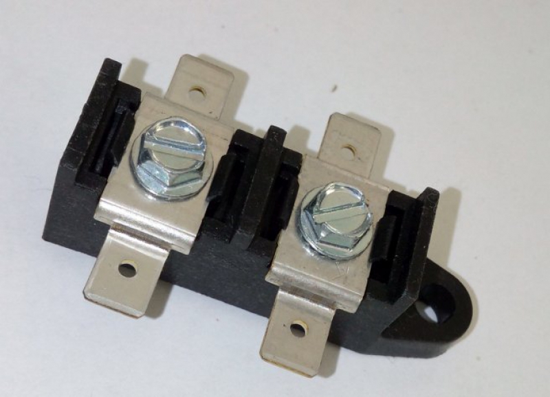 041B4375 -3-  Anschluss- Block  2polig