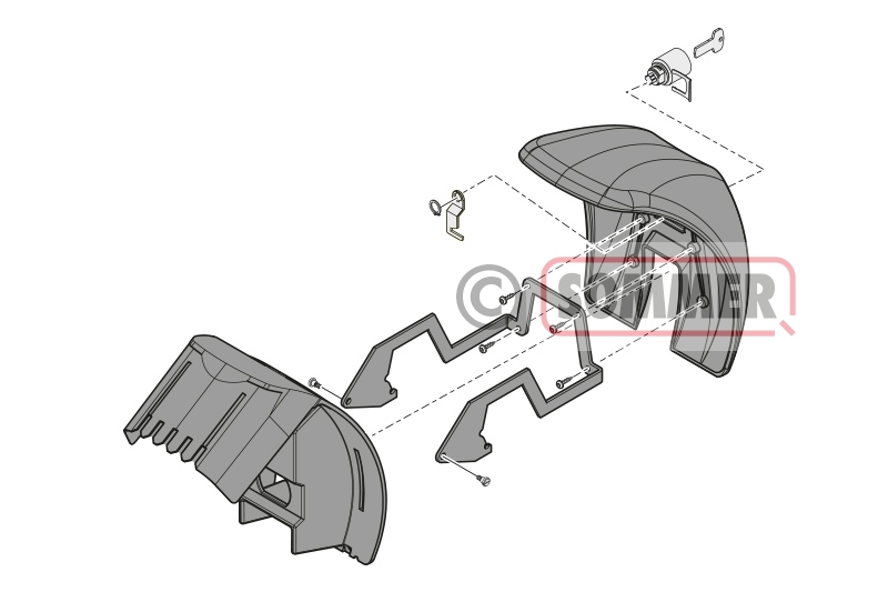 Sommer - 2193V000  Griff twist XL komplett