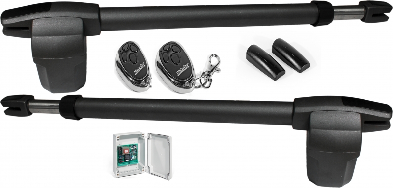 Motorline - Lince600-Kit (Flügel bis4m) mit Steuerung MC2, LichtschrankenpaarMF30, 2 Handsender FALK