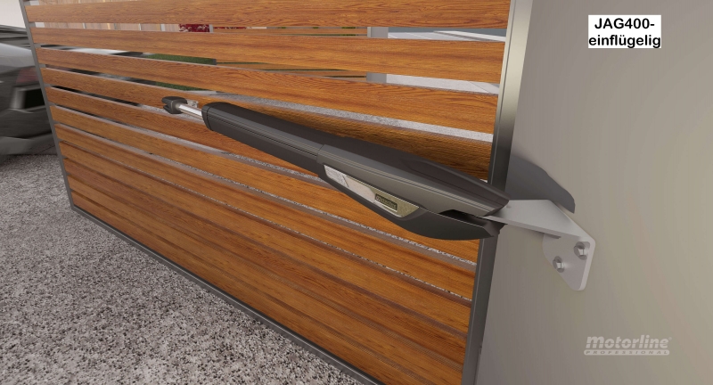 Motorline - JAG600 -Einflügel-Kit rechts mit Steuerung MC1, LichtschrankenpaarMF30, 2 Handsender  4kanal